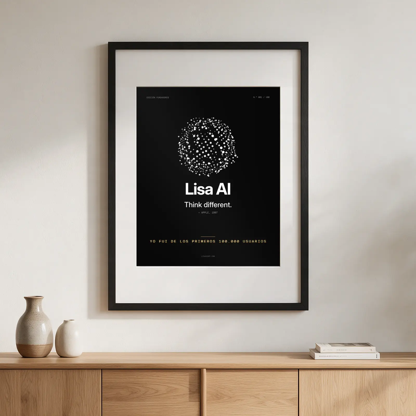 Cuadro Lisa AI, foto 2